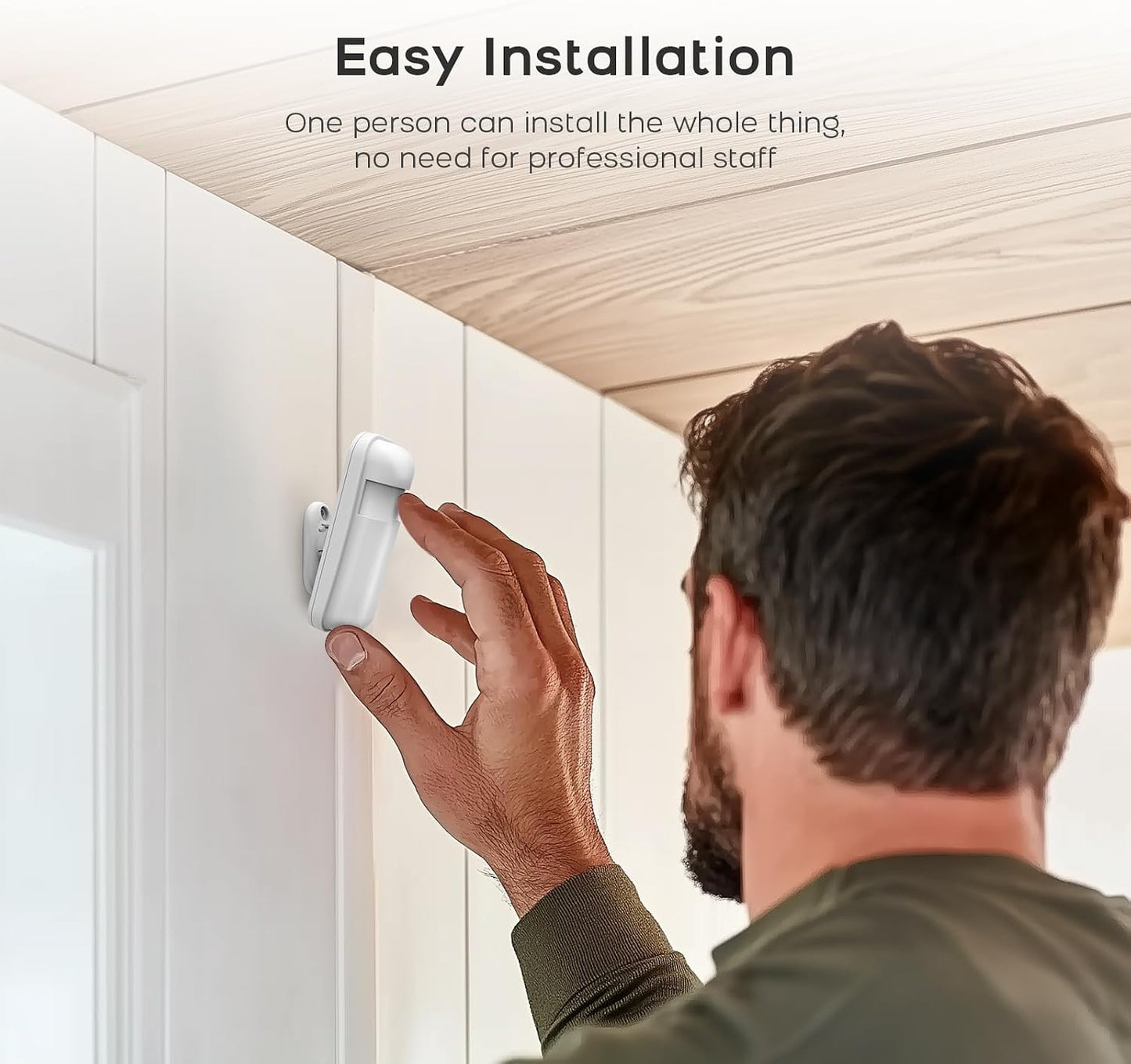 Alarm System for Home Security Smart Home Alarm System, Wireless WiFi Home Alarm System with Siren, PIR Motion Sensor, Remote Controls, Window/Door Sensor No Contract Required,24/7 Protection