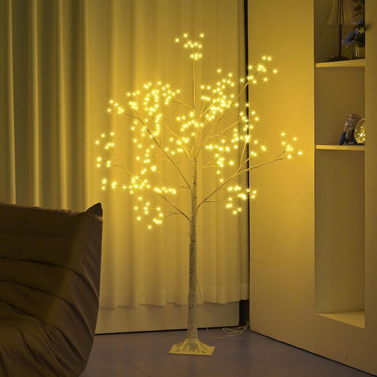 PXBNIUYA 288 LED Birch Tree Light Remote Control,DIY Artificial Tree Light