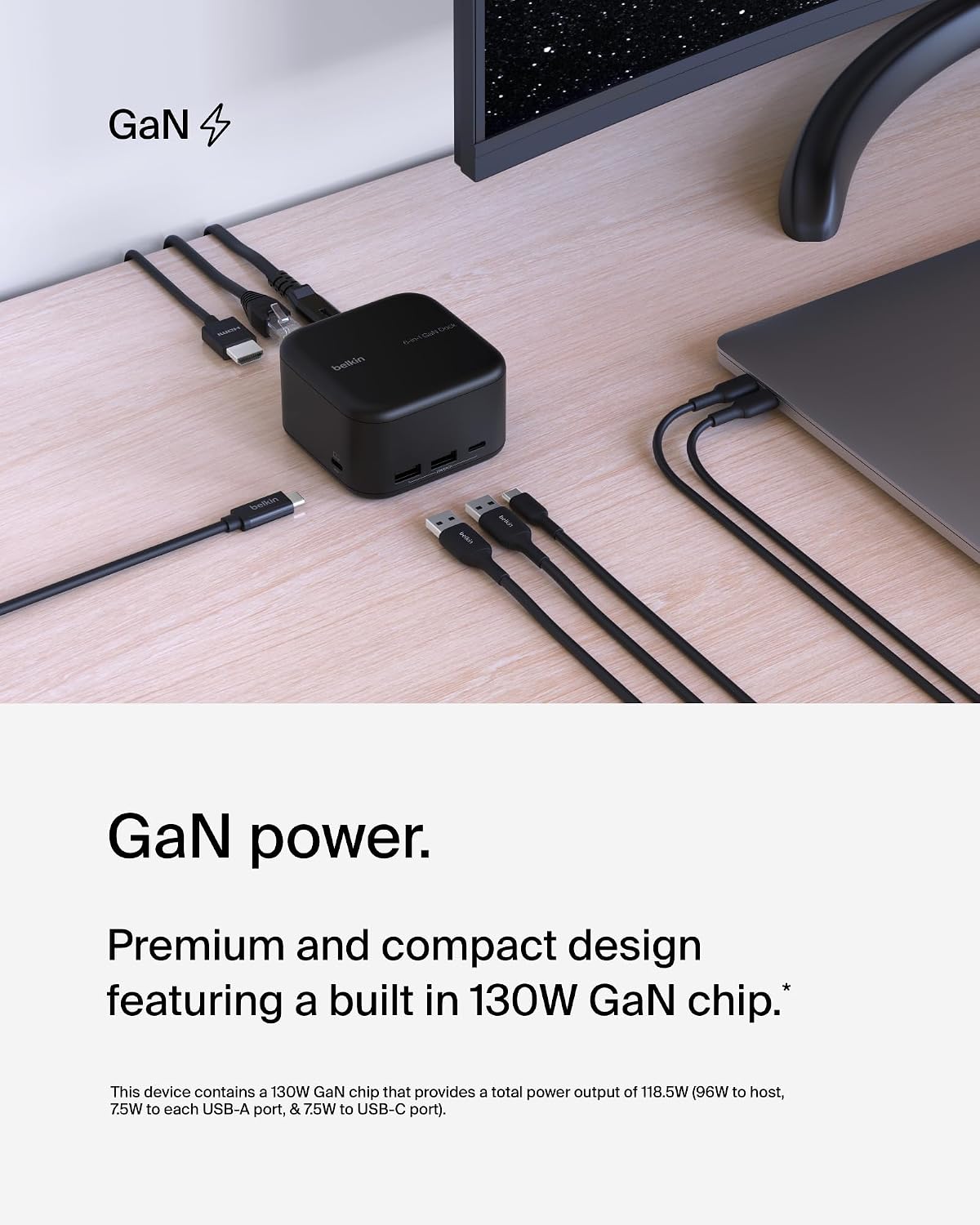 Belkin USB-C Docking Station 6 in 1 Core GaN