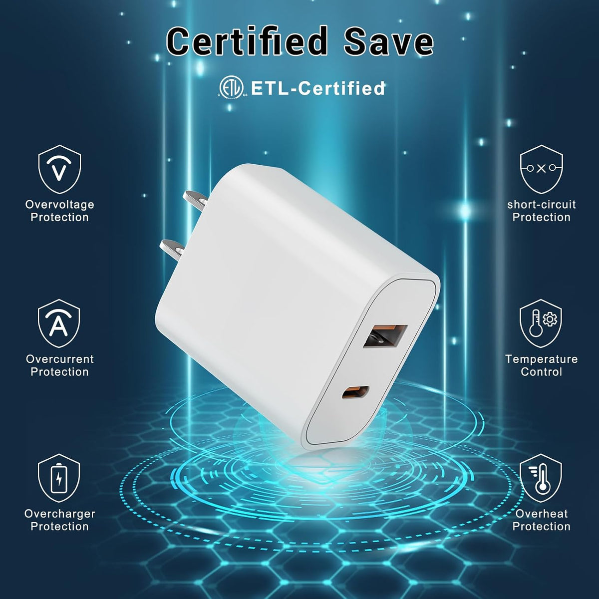 iPhone 18 17 16 15 Charger Fast Charging Type C Charger USB C Chargers