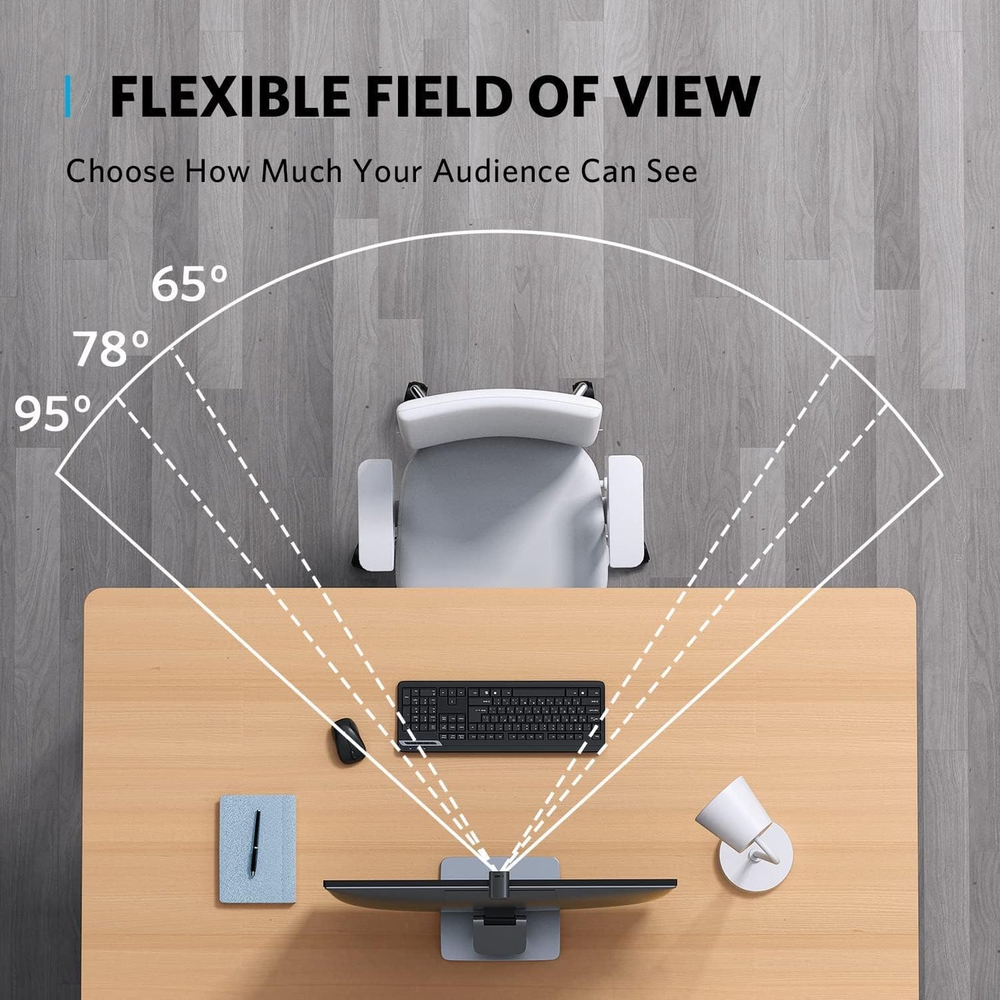 Anker PowerConf C200 2K Webcam for PC/Laptop/Mac, Low-Light Correction | Conference Microphone, 360° Voice Coverage, Smart Voice Enhancement, Powerful Sound, Desktop PC Speaker, Online Meetings