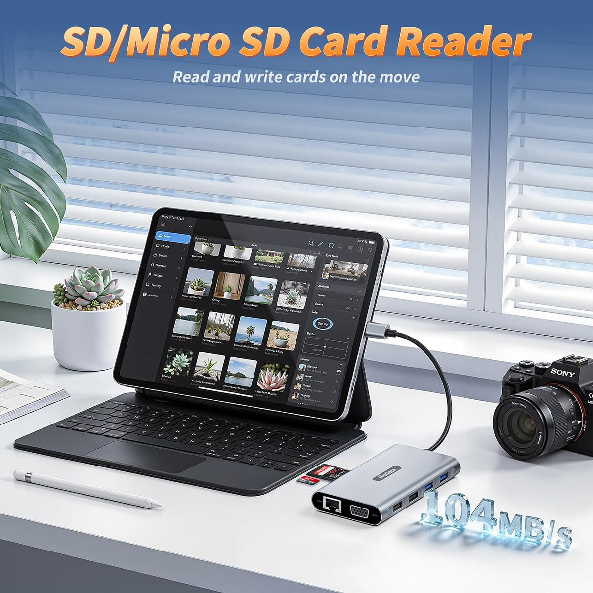 Docking Station USB C Hub Multiport Adapter Triple Display