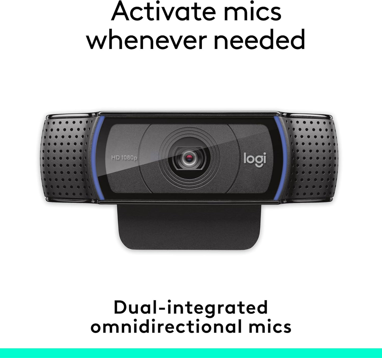 Logitech C920e HD 1080p Mic Enabled Webcam Certified Zoom Microsoft Teams | Certified for Zoom, Microsoft Teams compatible, TAA compliant