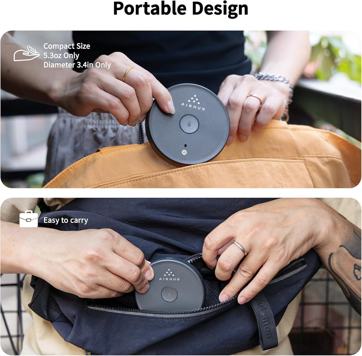 AIRHUG USB Microphone No Speaker, Desktop Computer Mic for Laptop