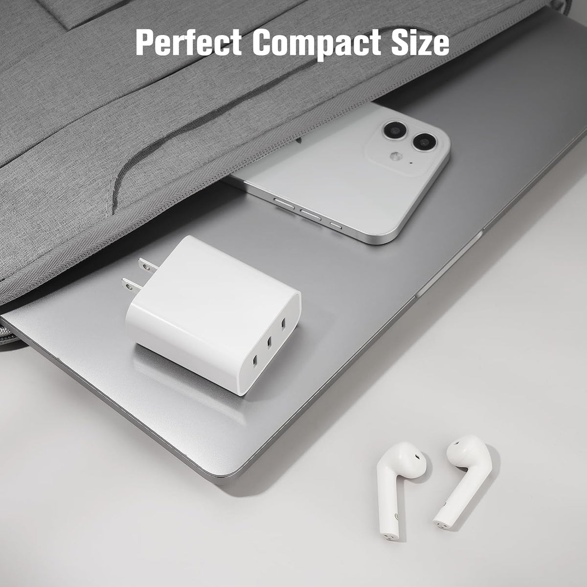 USB C Charger Block, Amoner 35W 3-Port USB C Block Fast Wall Charger