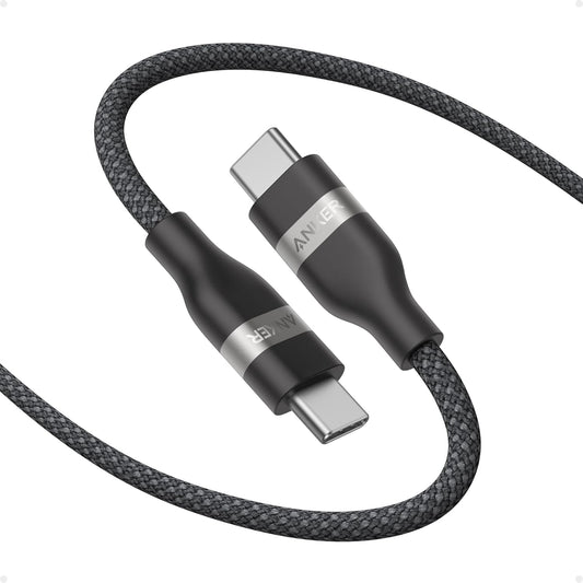 Anker Nano USB C to USB C Cable, 240W Fast Charging Cable (Black, 6ft)