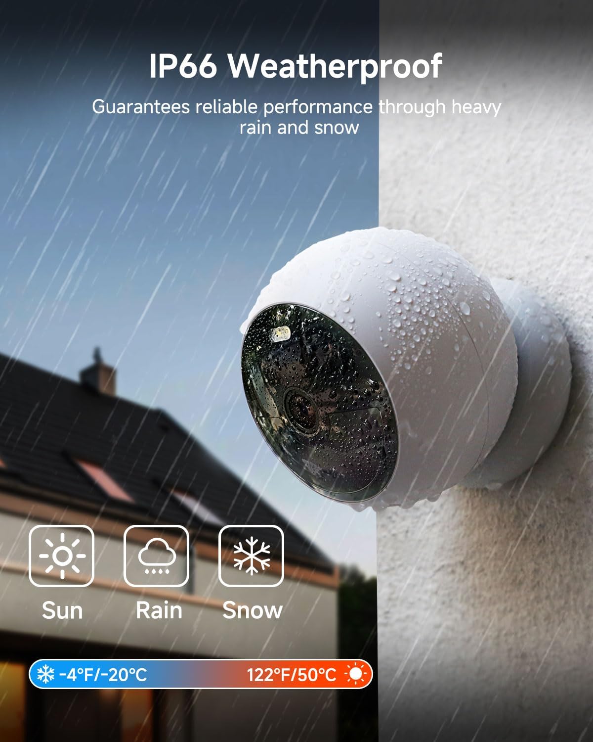 Noorio B200 Security Camera Wireless Outdoor Magnetic, 1080p Cameras for Home Security, Battery 1Min Install AI Motion Detection WiFi Indoor Camera, Color Night Vision, 2-Way Talk, Work with Alexa
