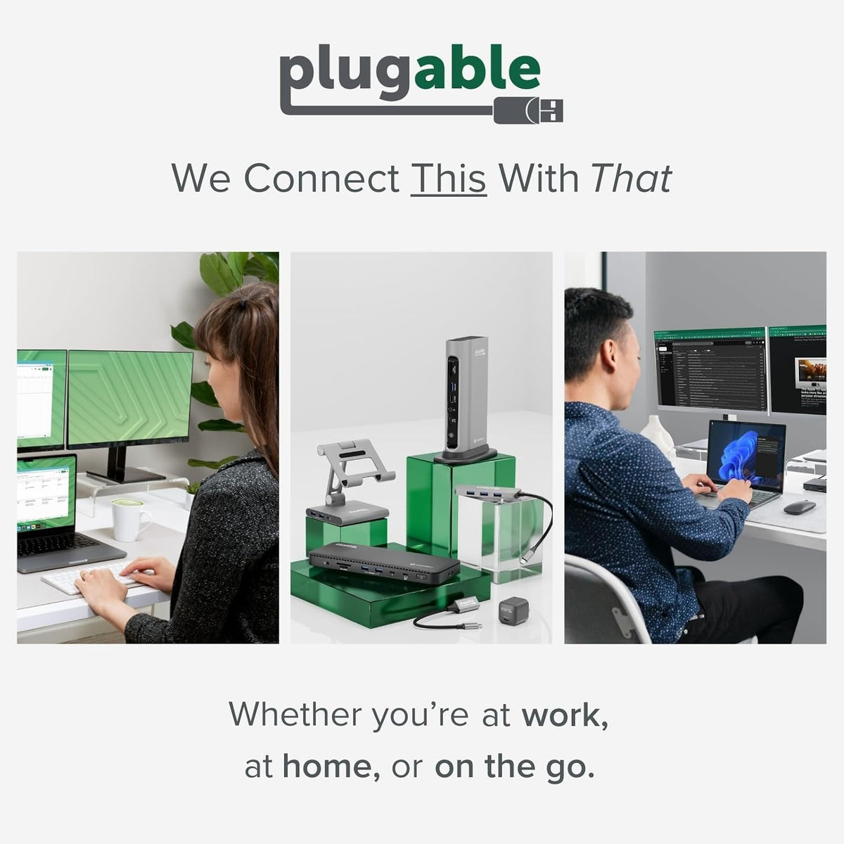 Plugable 5-in-1 Thunderbolt 4 Hub, 4K HDMI Adapter Included
