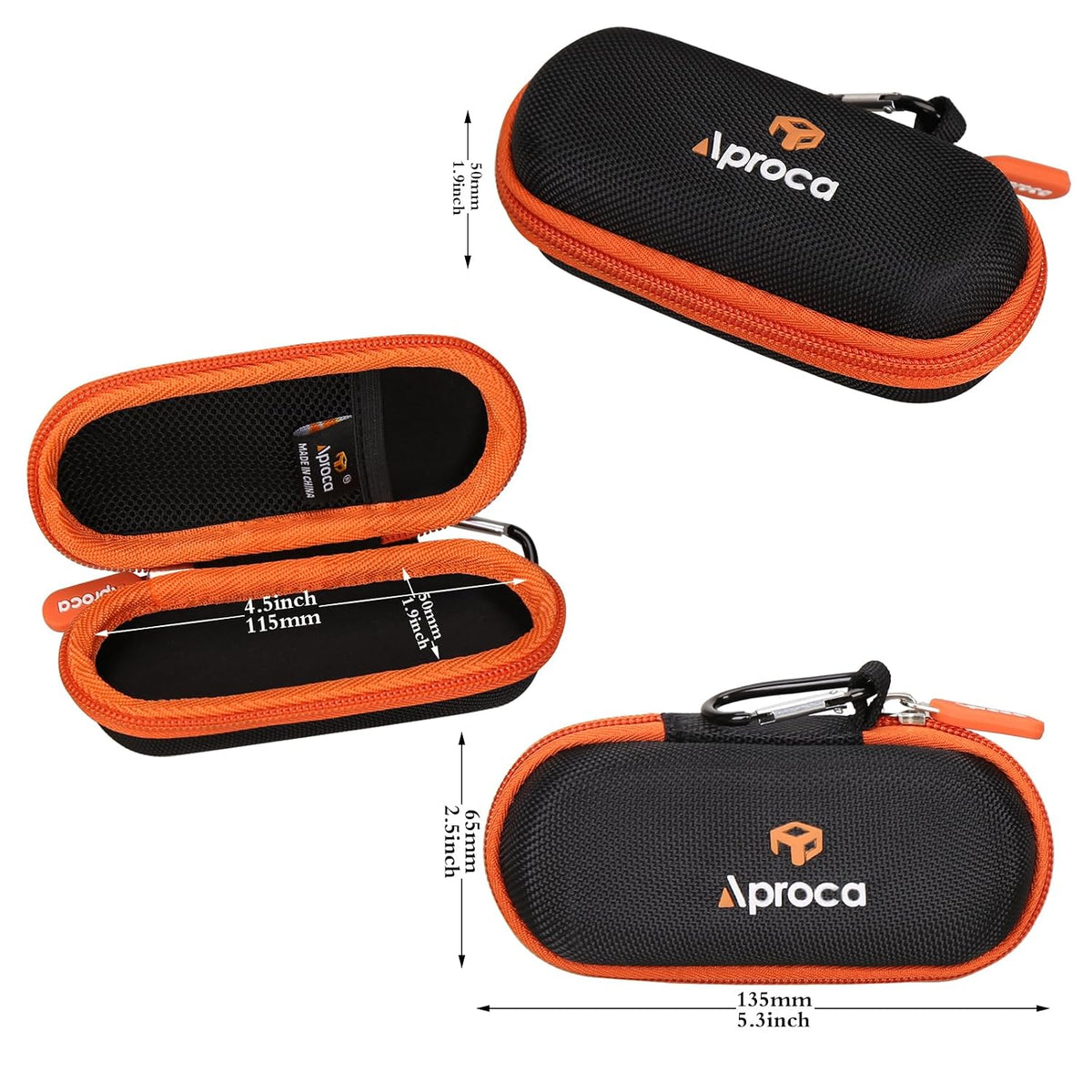 Aproca Case Compatible with Klein Tools 93LDM100C Laser Distance Measure, Portable Storage Bag for Accessories (Case Only)