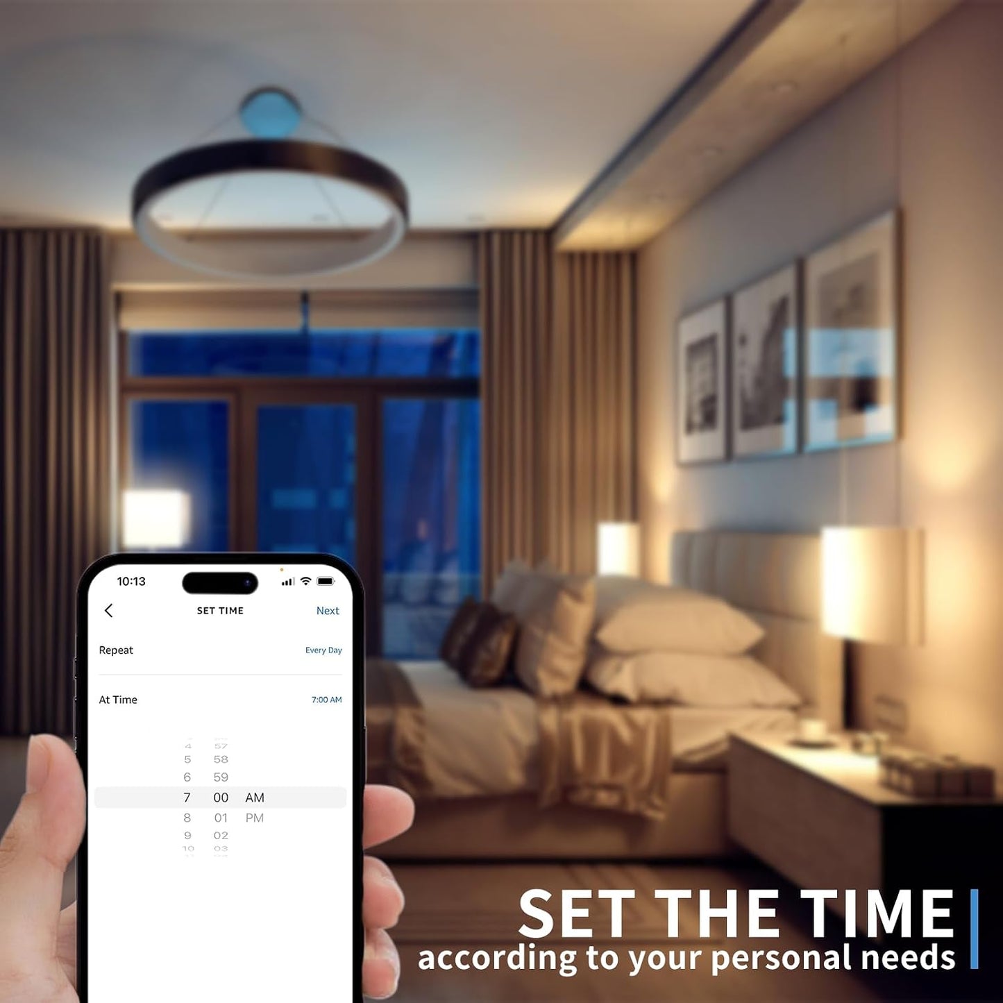 Smart Plug-in Dimmer, Wireless Dimmer Plug with Remote for Indoor Home Lighting, Digital Light Switch for Lamp Compatible with Alexa, for Dimmable LED/CFL Lights and Incandescent/Halogen