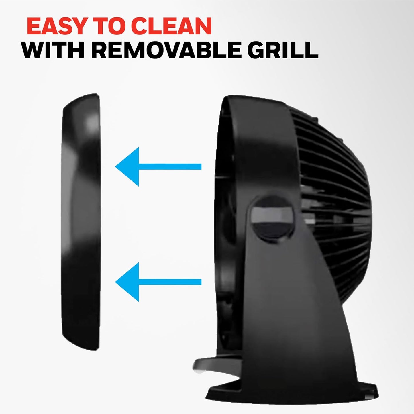 Honeywell TurboForce Air Circulator, Small Tabletop Fan, Quiet Personal Fan for Home or Office, 3 Speeds, 90 Degree Pivoting Head, Black, HT900 | Quiet Personal Fan for Home or Office, 3 Speeds, 90 Degree Pivoting Head