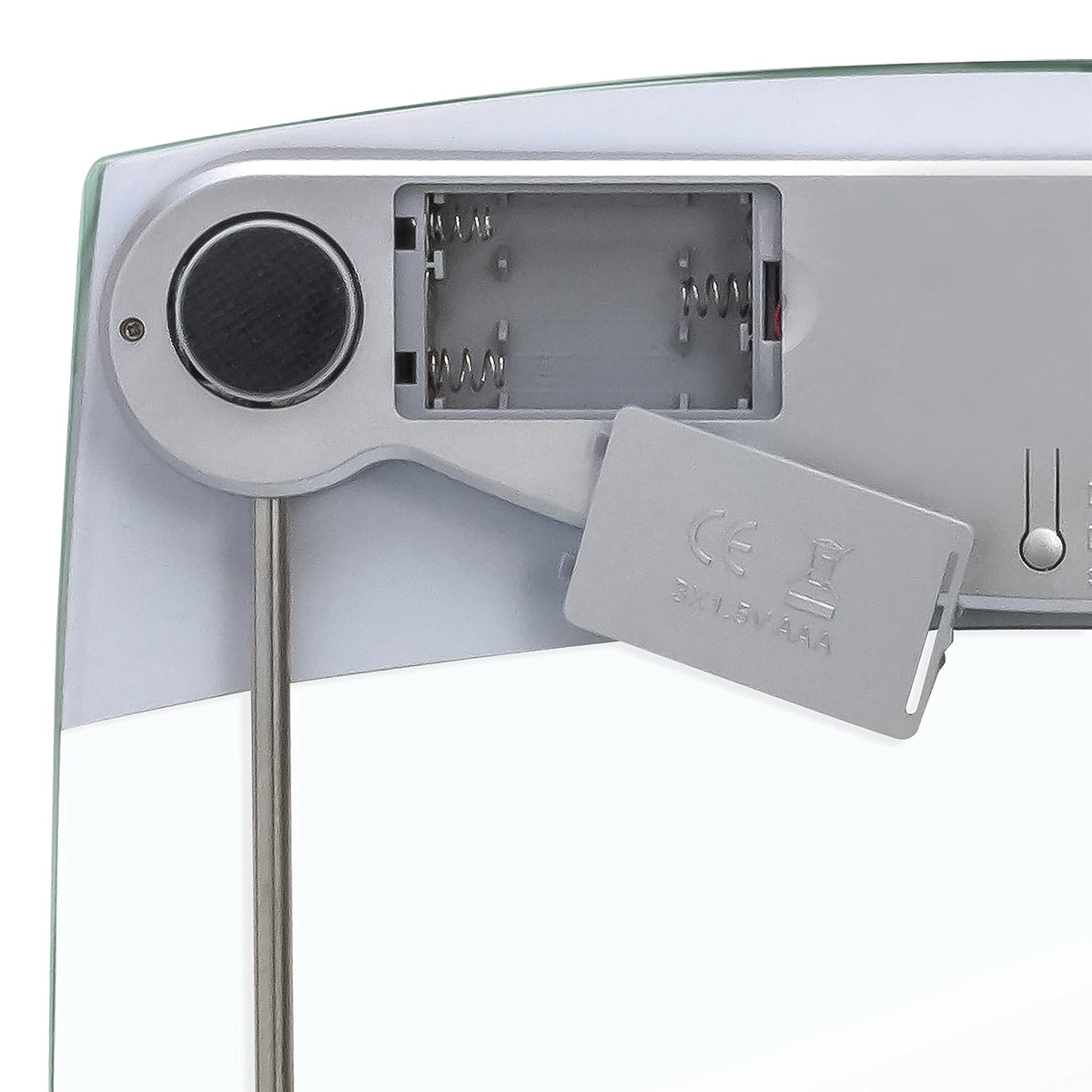 Taylor Digital Scales for Body Weight, Extra High 440 LB Capacity, Unique Blue LCD, Stainless Steel Accents Glass Platform, 12.4 x 12.4 Inches, Clear