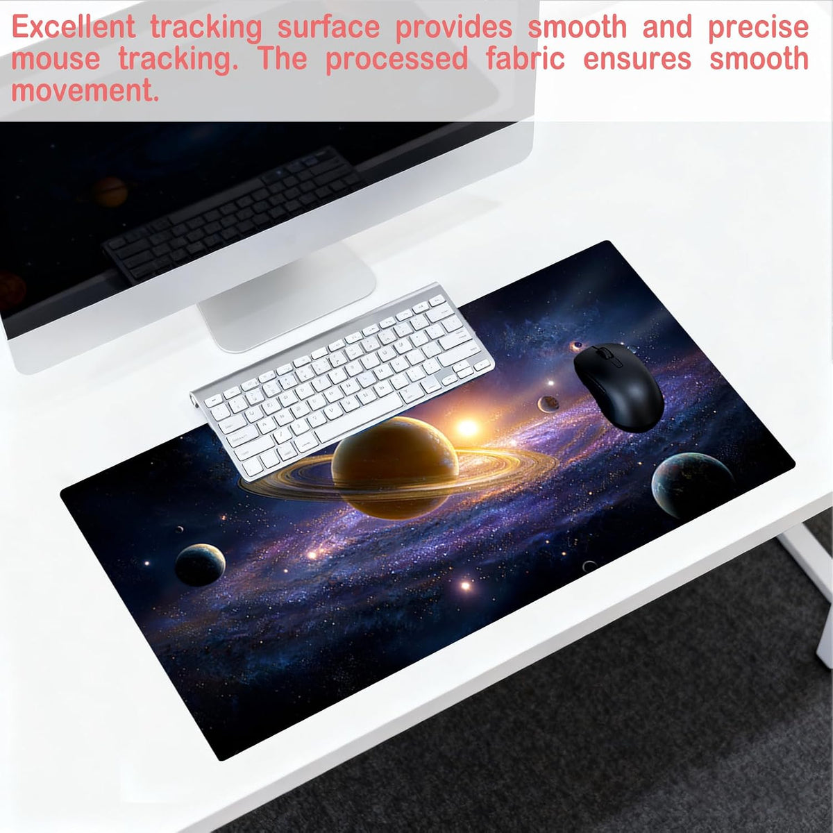 Nuxovilar Cosmic Large Mouse Pad 35.4x15.7in Desk Mat