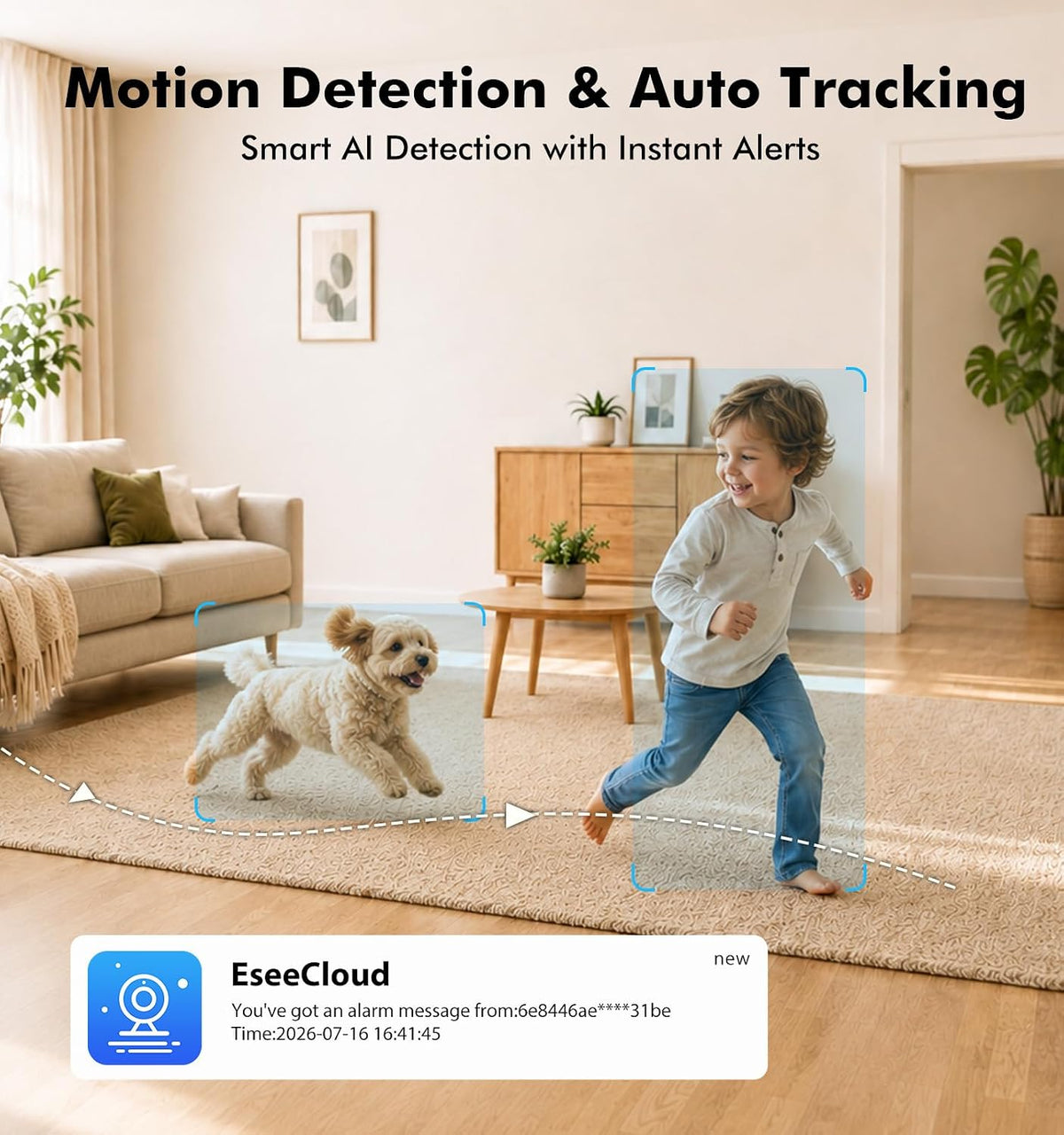 Indoor Security Camera with Nightlight, 5MP 2.5K WiFi Home Security Camera