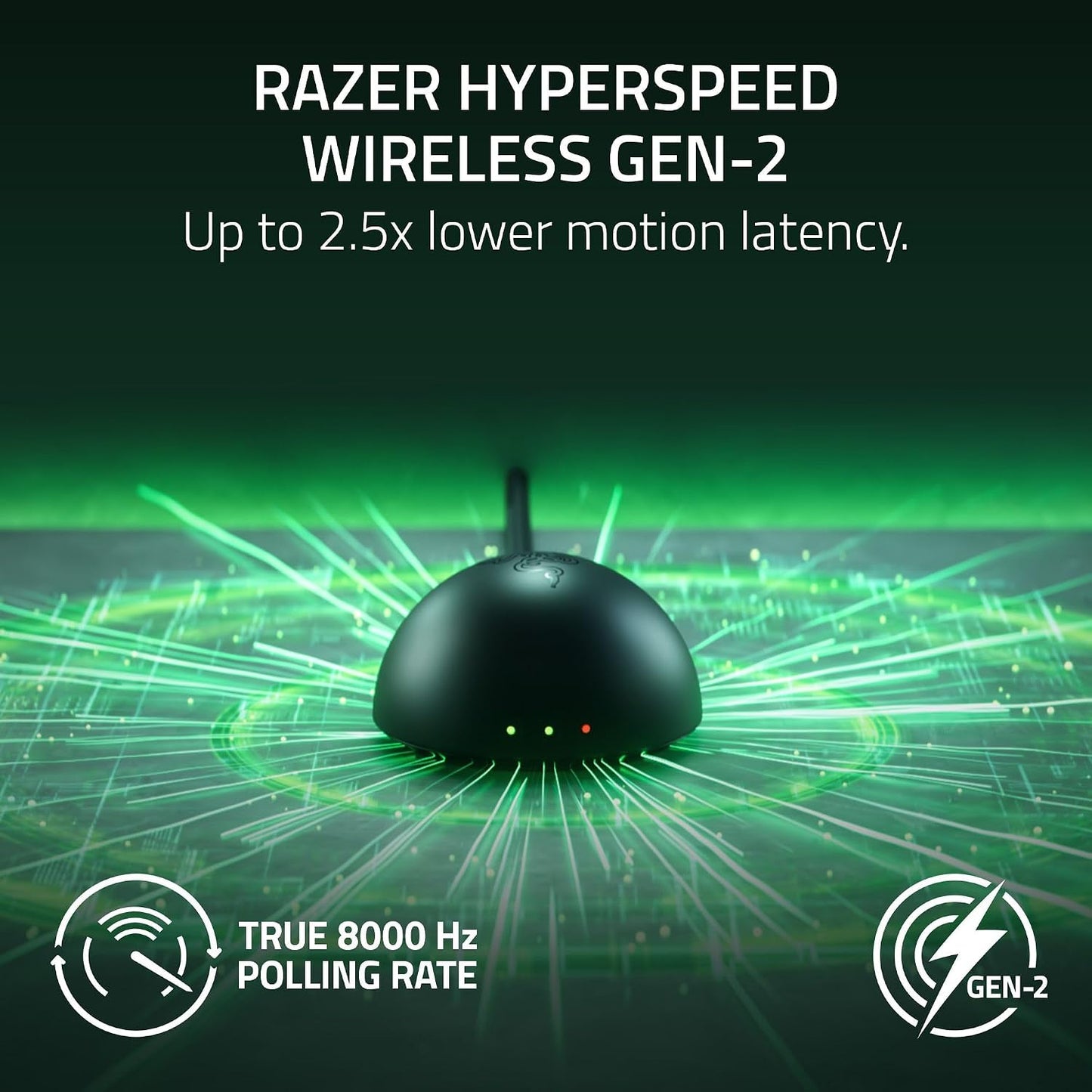 Razer Viper V4 Pro Wireless Esports Gaming Mouse, 49g,180Hr Battery, Black | Ultra Lightweight, 50K DPI Optical Sensor, 8K Polling, Gen-4 Optical Switches, Scroll Wheel, USB-C Charging, for PC & Mac