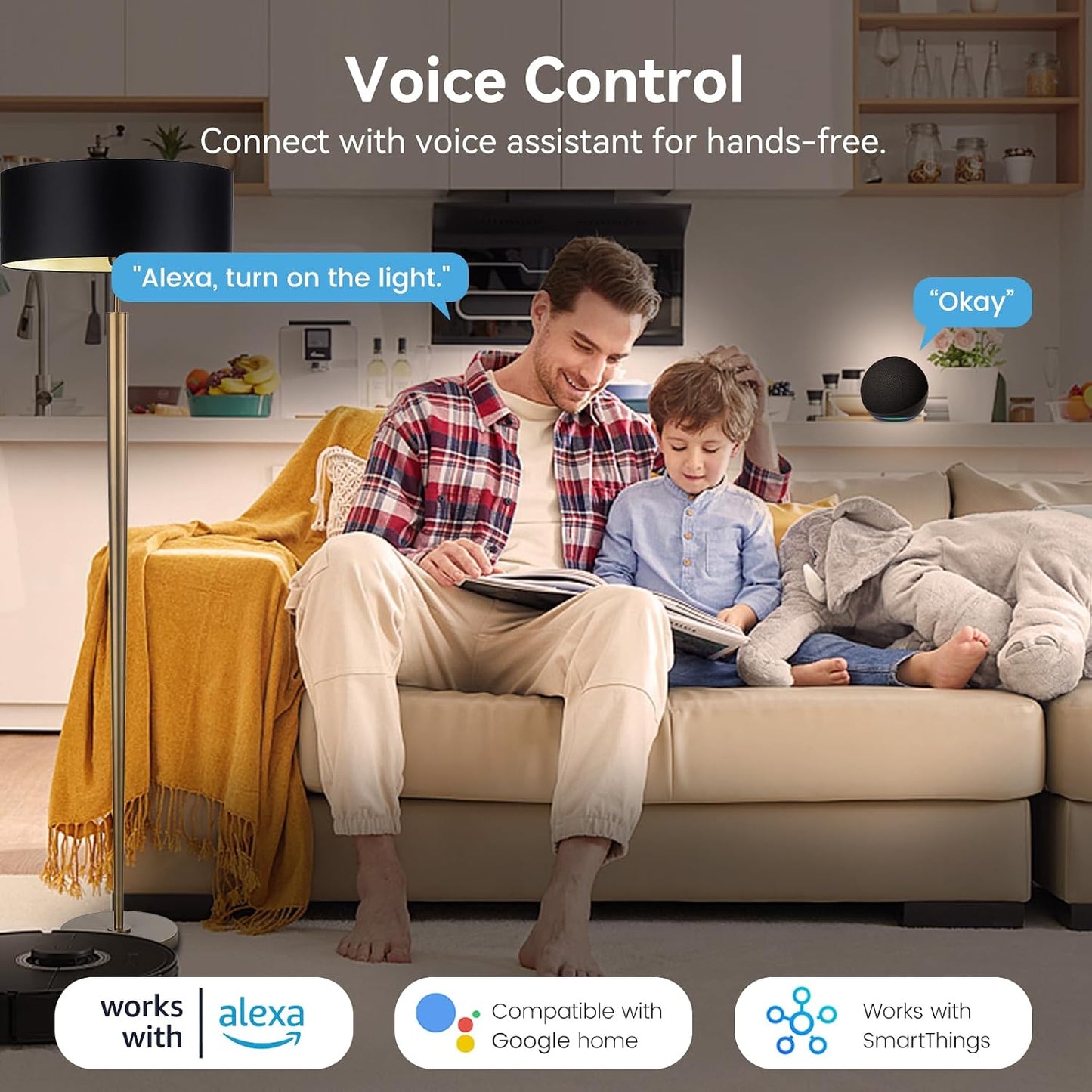 EIGHTREE Smart Plug 5GHz& 2.4GHz, 15A WiFi Smart Outlet Compatible with Alexa & Google Home, Smart Home WiFi Plug with Remote Control, Timer Outlet with Schedule, 4 Packs
