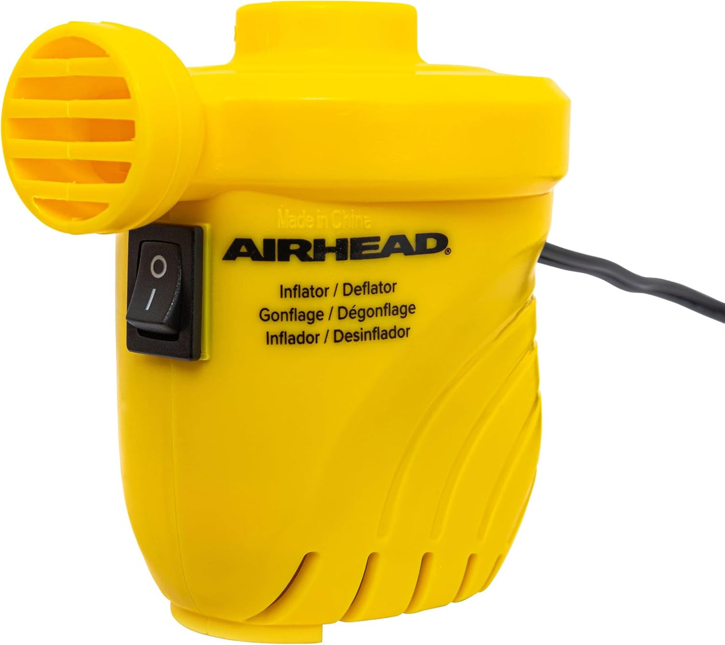 AIRHEAD Air Pump, 12v, AHP-12H, Yellow and Black