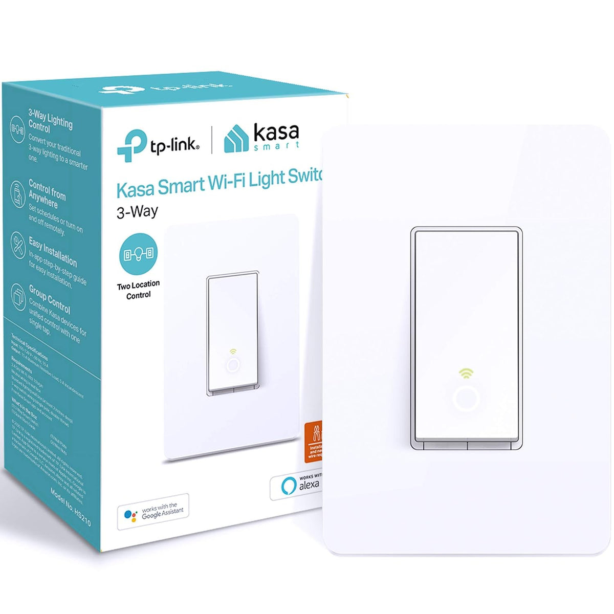 Kasa Smart 3 Way Switch, HS210, Need Neutral Wire