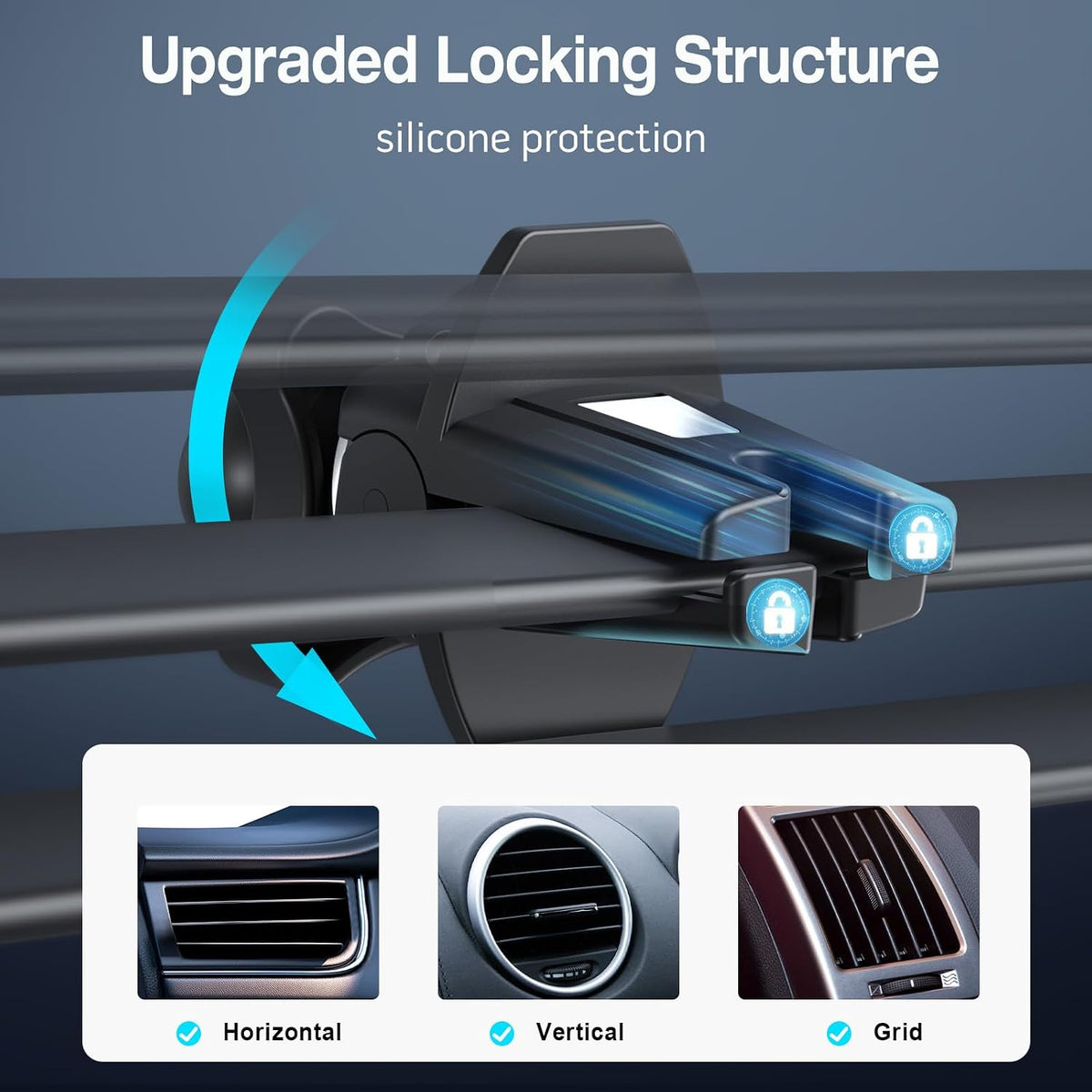 for Magsafe Car Mount Wireless Charger Magnetic Fast Charging Compatible with iPhone 17,16,15,14,13,Pro Max,Mini,Magsafe Case, Air Vent and Stick On Dashboard Car Phone Holder