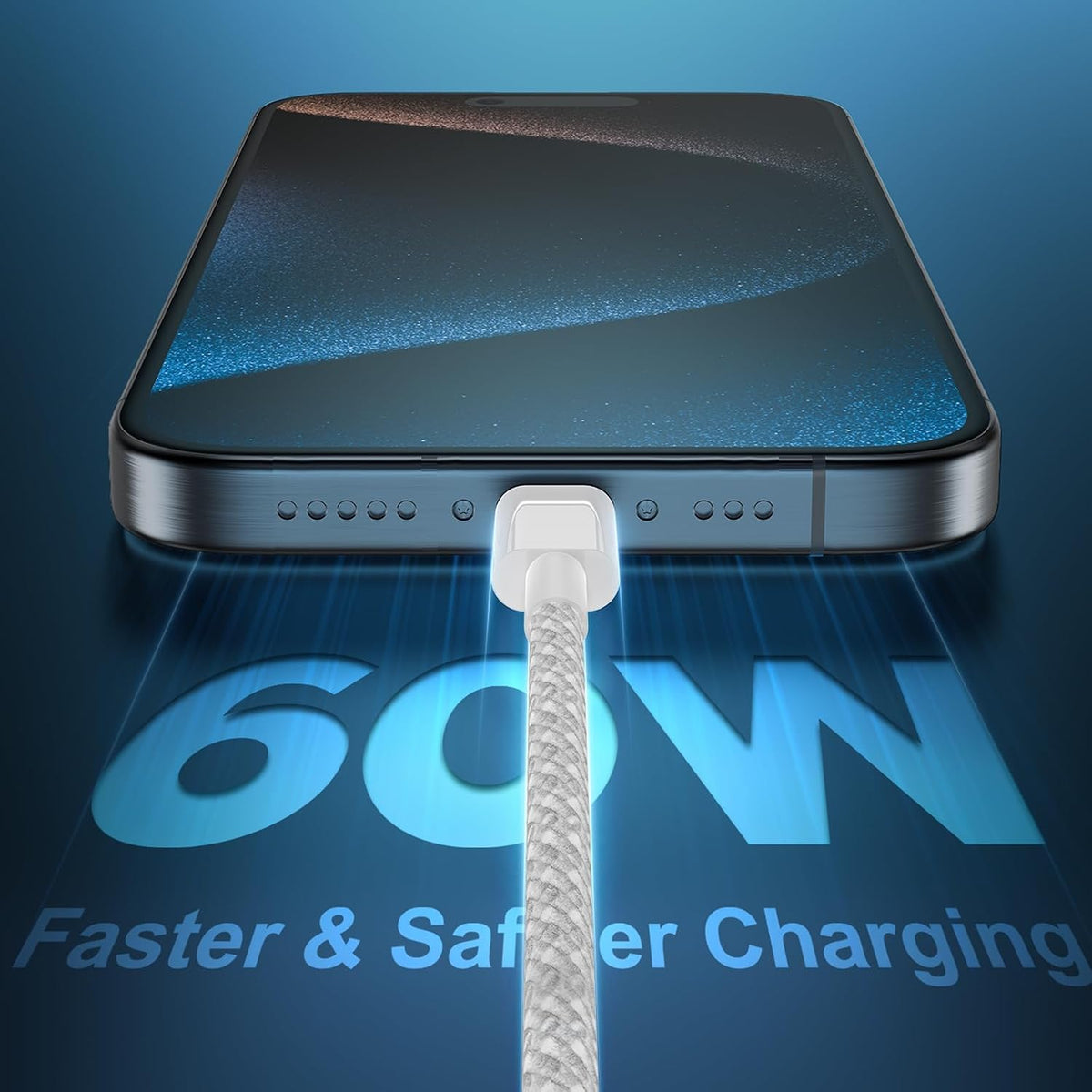 USB C to USB C Cable 6FT+10FT 2Pack 60W iPhone 17 16 15 Charger Cord Long Type C to C Cable Fast Charging for Apple iPhone 17 16 15/Pro/Pro Max/Plus/iPad Pro Air/MacBook/Air/Mini/Samsung Galaxy