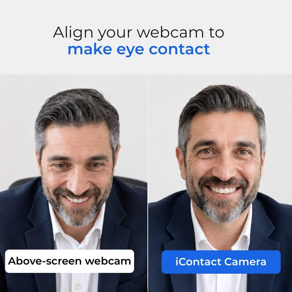 Pro 4K HD Webcam Eye Contact Camera for Desktop