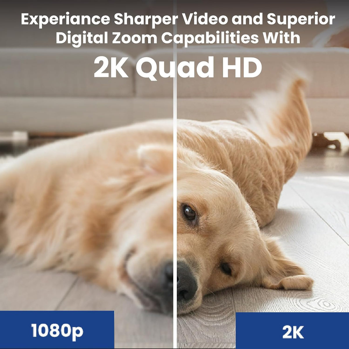Lorex Classic App | 2K Dual Lens Indoor Pan-Tilt Wi-Fi Security Camera
