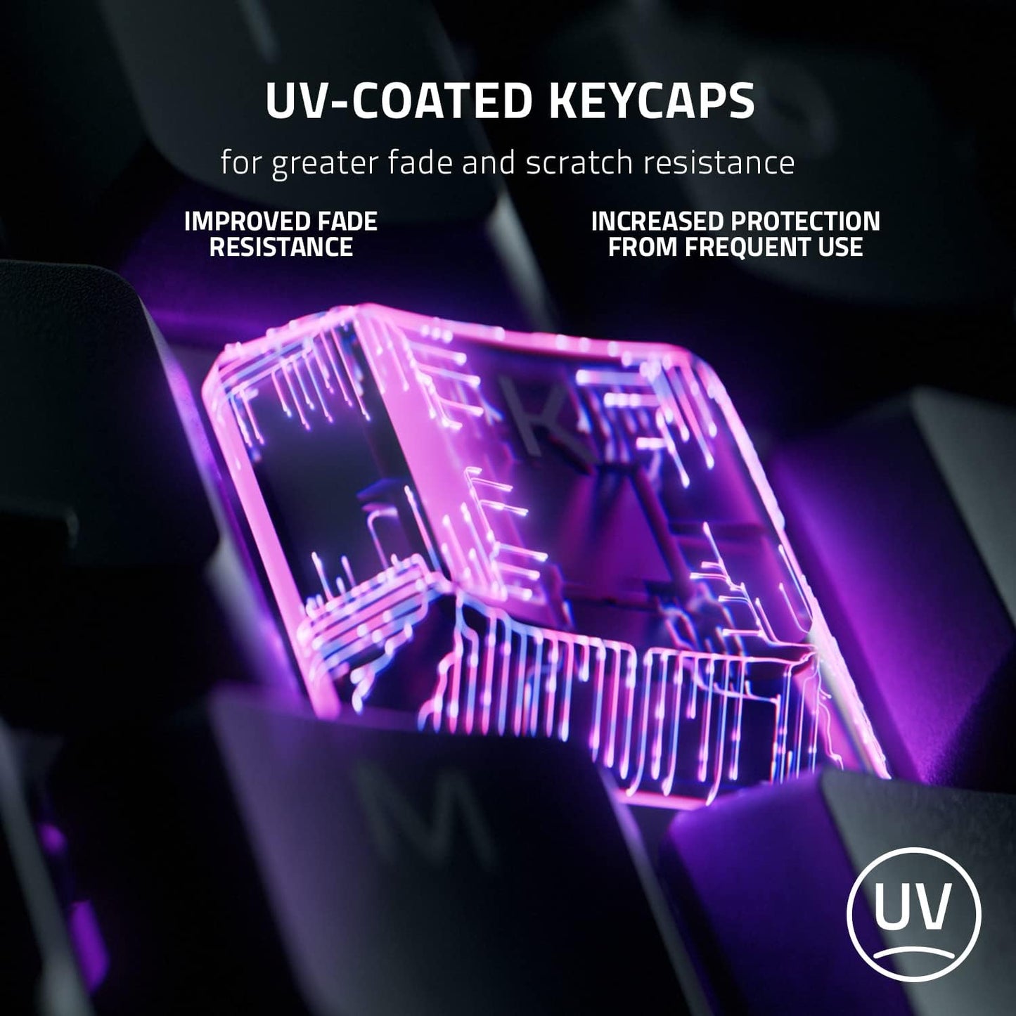 Razer Ornata V3 Gaming Keyboard, Low-Profile Keys, Black | Mecha-Membrane Switches, UV-Coated Keycaps, Backlit Media Keys, 10-Zone RGB Lighting, Snap Tap, Magnetic Wrist Wrest