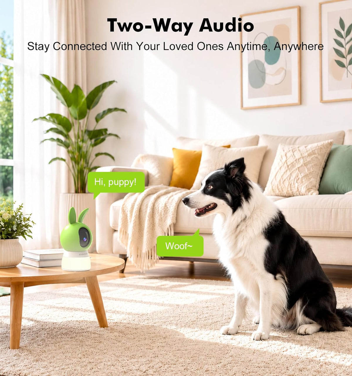 Indoor Security Camera with Nightlight, 5MP 2.5K WiFi Home Security Camera