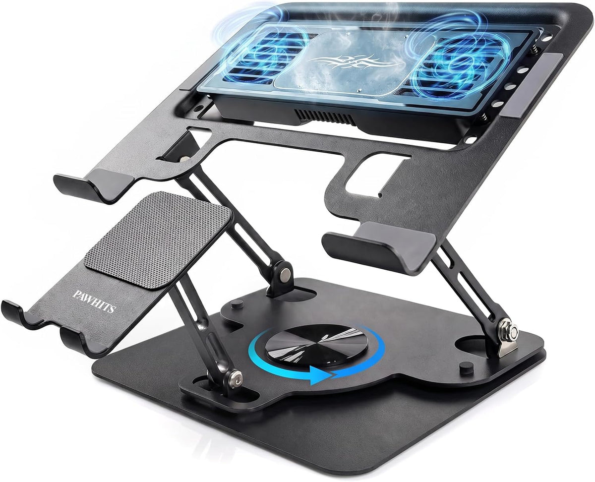 Laptop Cooling Pad with Detachable Fan & Cooler (USB A-C Port)