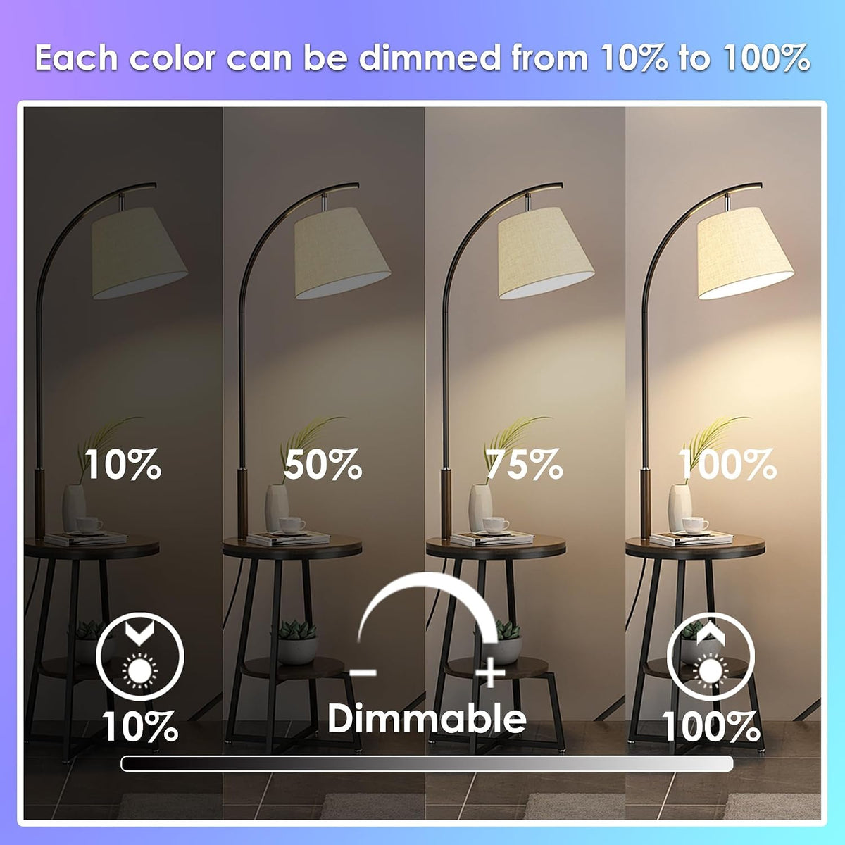 FTL MR16 LED Color Changing Light Bulb with Remote Control, 12V RGB Dimmable Colored Light Bulbs 5W=40W, 30 Color, Timer, 2700K-6000K, GU5.3 Landscape Light Bulbs for Track Recessed Lighting, 10-Pack
