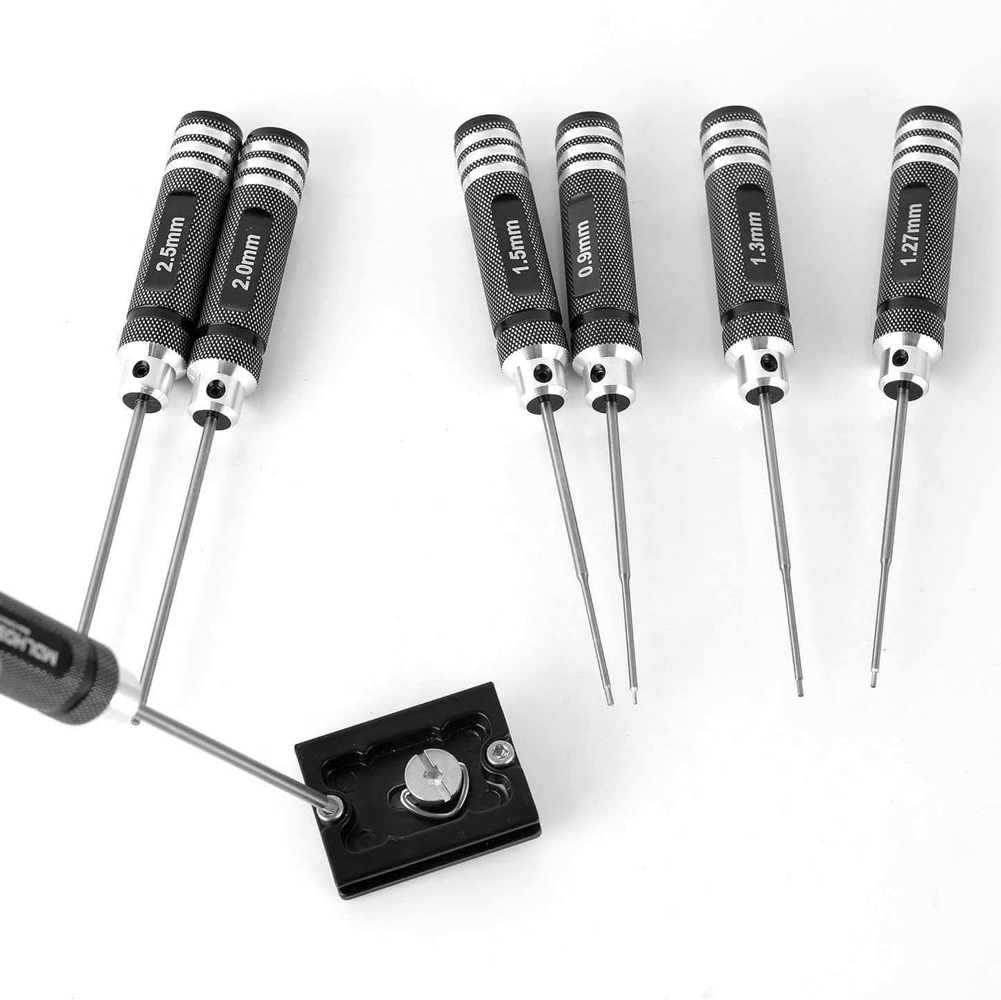 7pcs Precision RC Hex Screwdriver Set 0.9mm-3.0mm RC Tool Kit | Micro Allen Wrenches - Essential Repair Tools for RC Cars and Helicopters & 3D printer