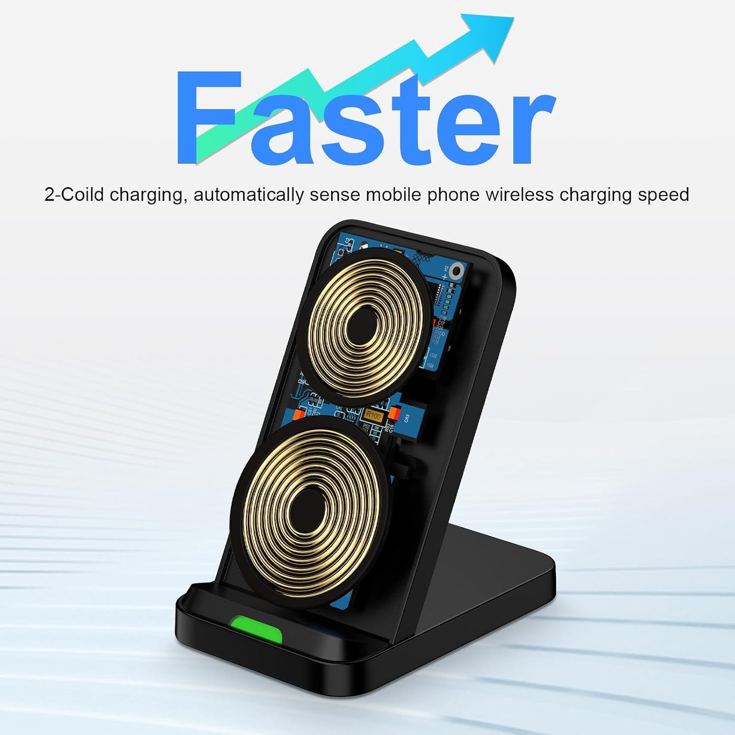 for Google Pixel Wireless Charging Stand for Pixel 10/10 Pro/10 Pro XL/9a/9 Pro/9 Pro XL/8/8 Pro/7/7 Pro/6/6 Pro/5, Android Wireless Phone Charger Fast Charging Station for Samsung S25 Ultra/S24 Plus