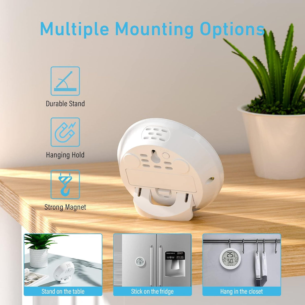 Indoor Digital Hygrometer Thermometer for Room Temperature Humidity Meter
