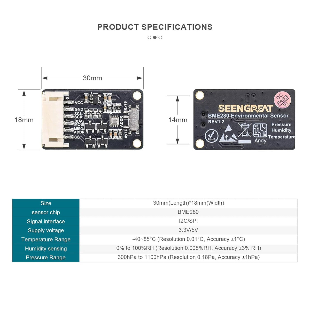 BME280 Environmental Sensor Module