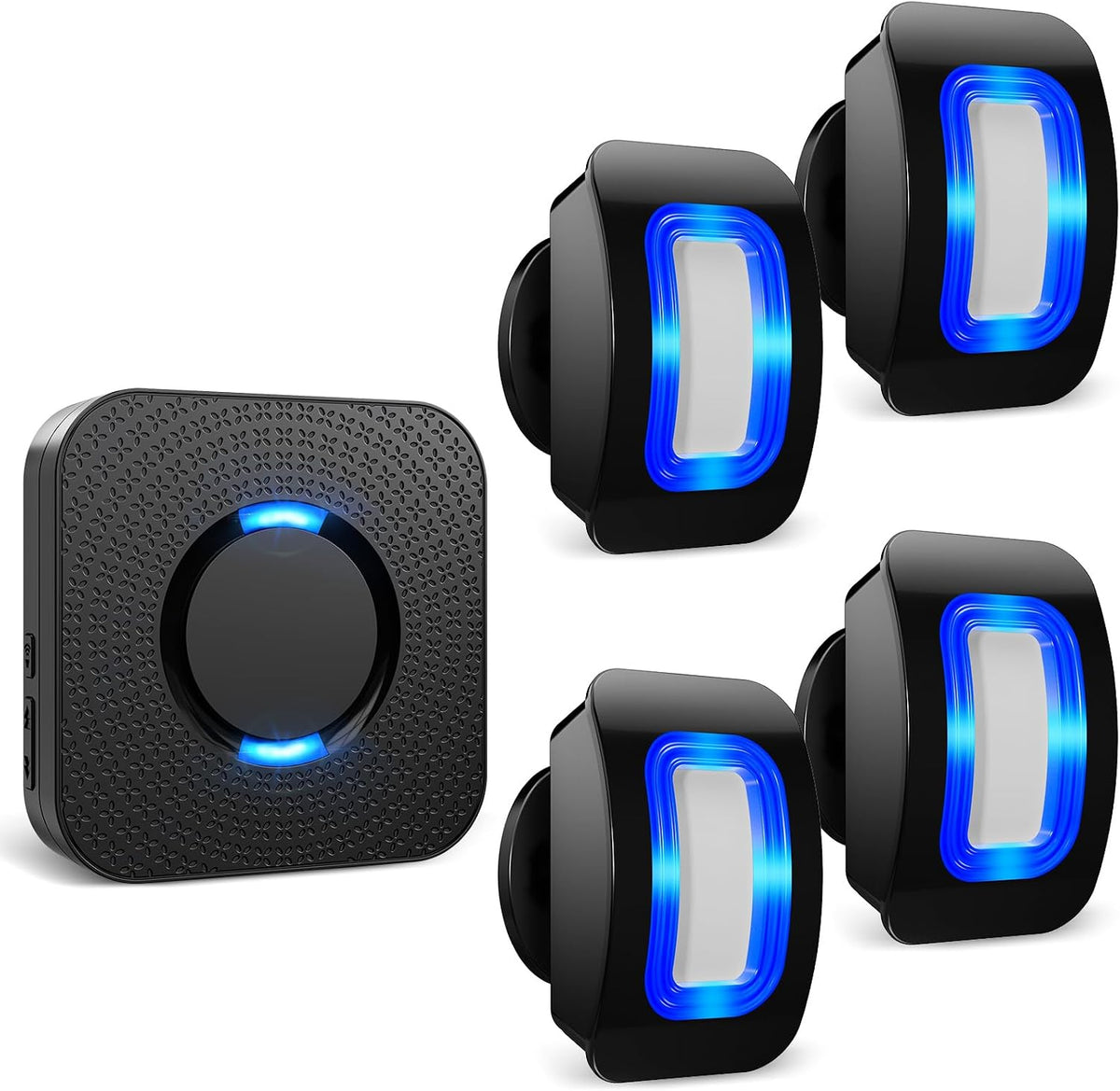 Wireless Motion Sensor LED Light - Motion Detector Alarm Chimes Door Sensor