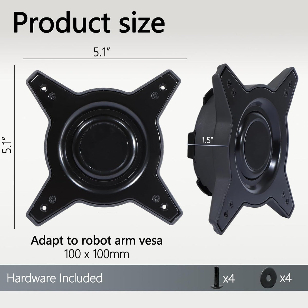 OEM PG27AQWP-W VESA Adapter Compatible with ASUS ROG Monitor | Fit XG27UCDMG,XG27ACDNG,XG27AQDNG,XG27AQDMGR,XG27AQDPG,XG27ACDMS,XG32UCDS,XG32UCWMG,XG34WCDG,PG39WCDM,PG49WCD and more