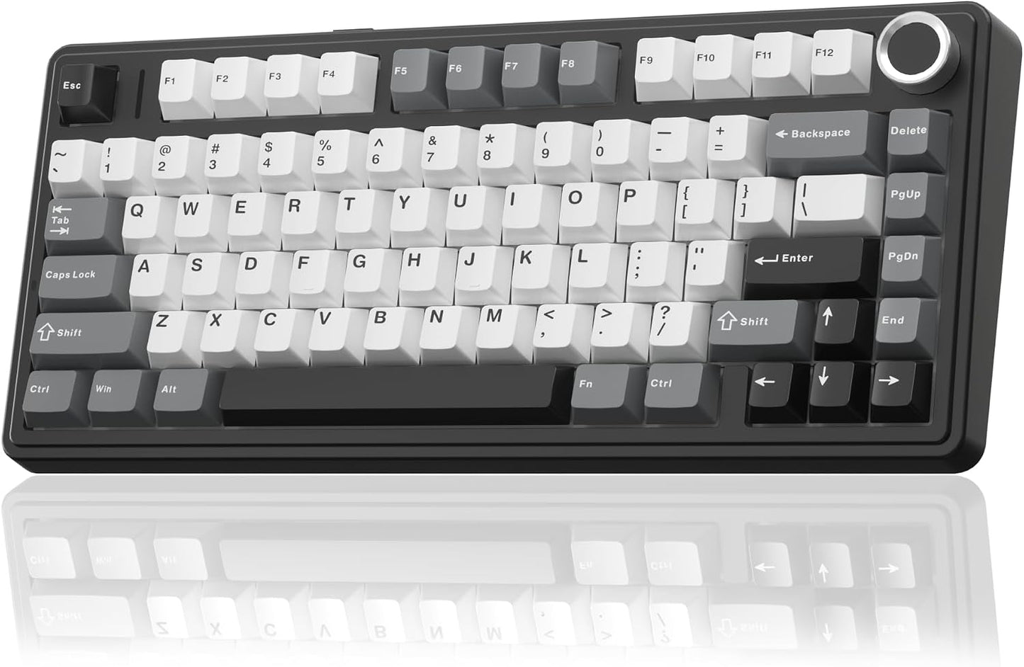 Aula F75 HE Wireless Gaming Keyboard Hall Effect Magnetic Switch Keyboard | 75% Gaming Keyboard with Rapid Trigger, 8K Polling, 0.01mm RT Adjustable Actuation, RGB Backlit, Hot-Swap Keyboard for Gamer