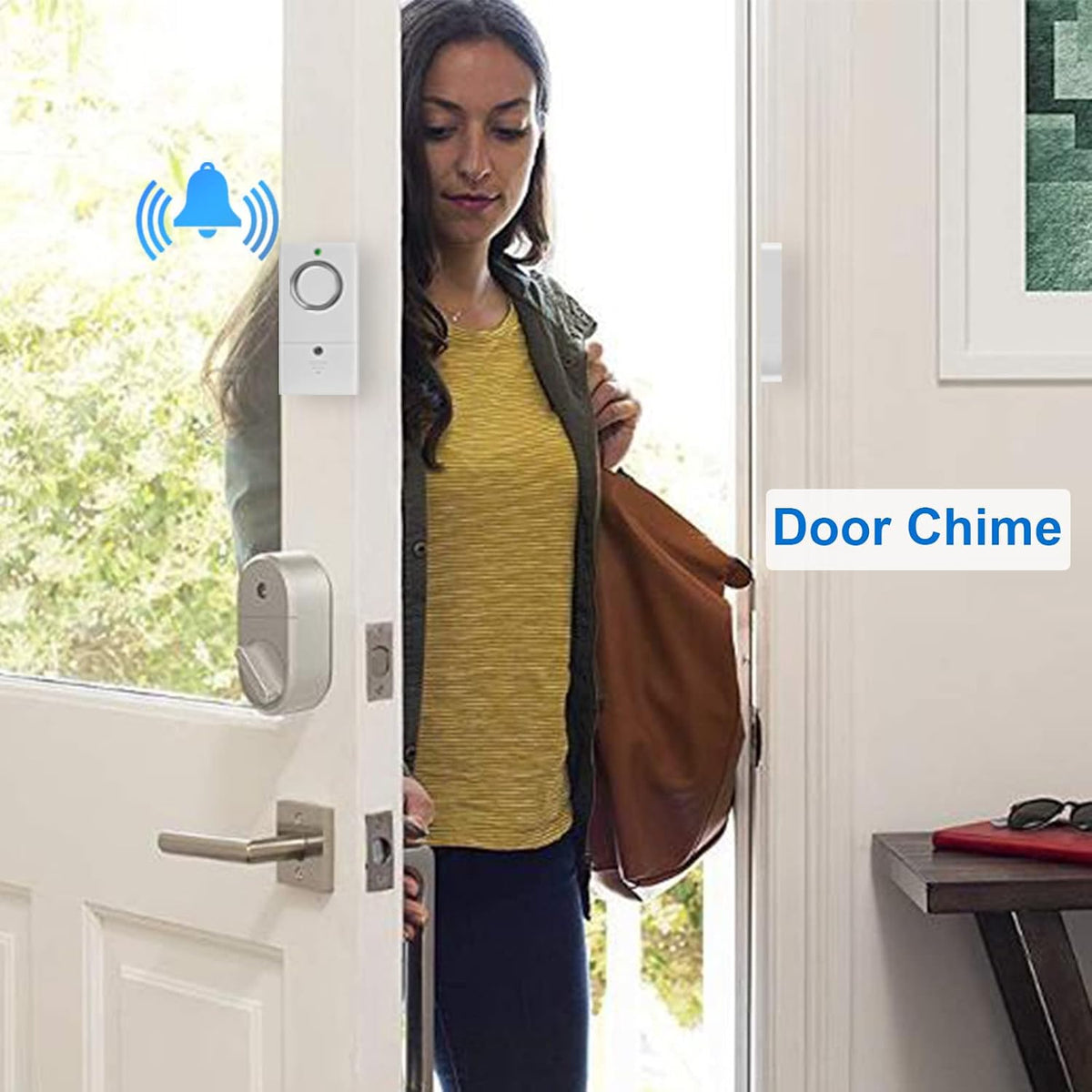 Door Alarm Sensor, Alarm for Doors When Opening, 120DB Window Door Alarm, Door Alarms for Kids Safety, 4 Pack Pool Alarms for Doors Entry Sensor Burglar Alert for Home Security Kids