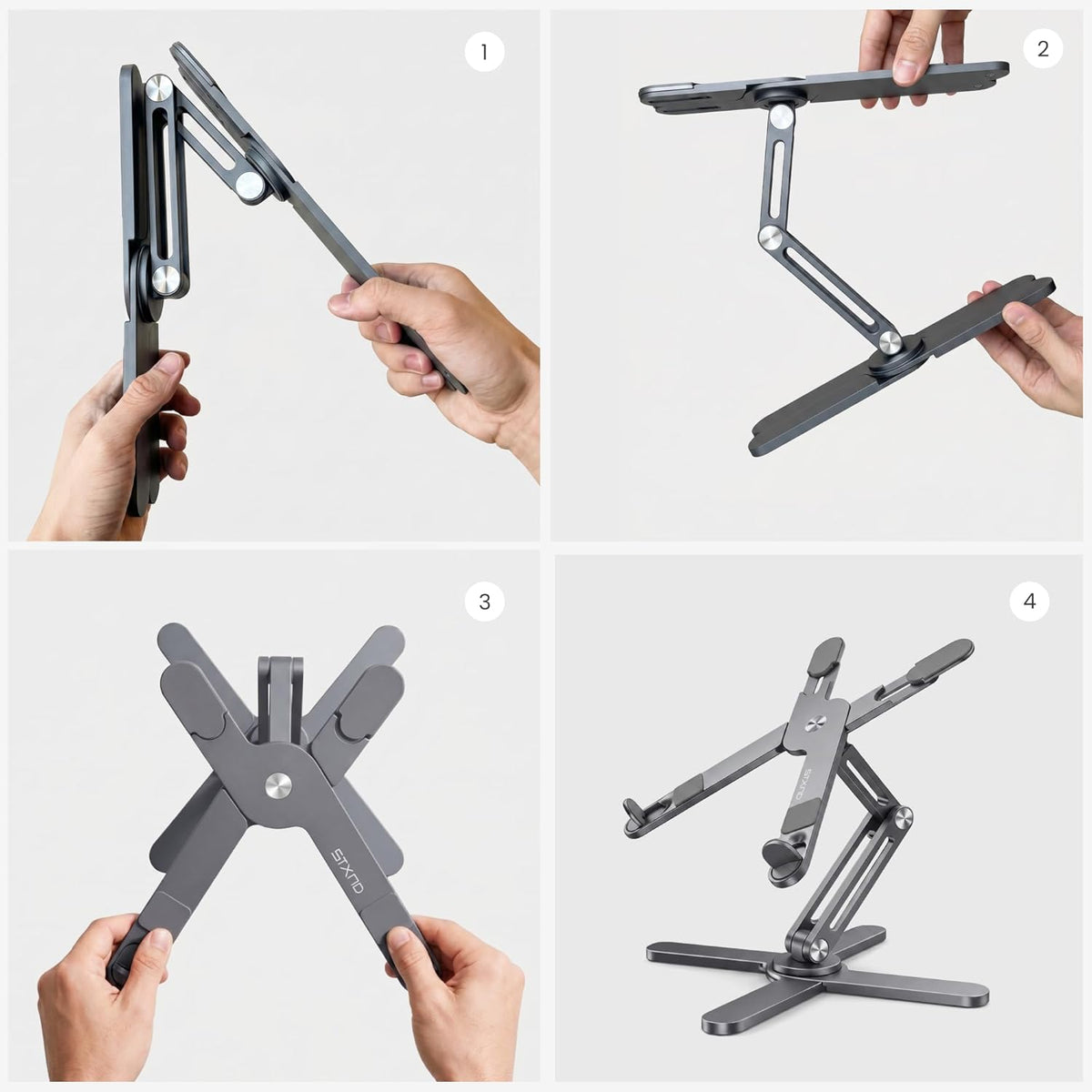 Model-X 2.0 Laptop Stand, Laptop Stand for Desk Adjustable Height