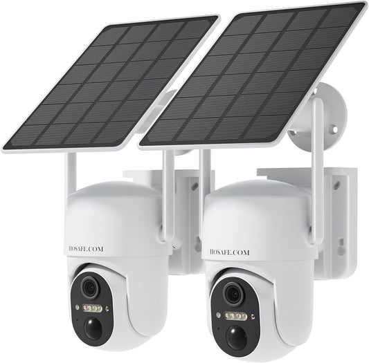 HOSAFE.COM 2 Pack 2K WiFi Home Security Cameras Wireless Outdoor