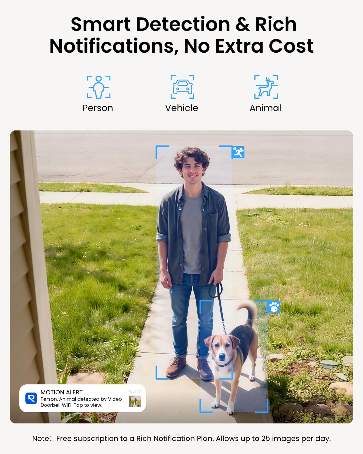 REOLINK Video Doorbell WiFi Camera with 4MP Indoor Camera E1 Bundle, Remote Control in One App, No Subscription Fee, Local Storage, Smart Detection
