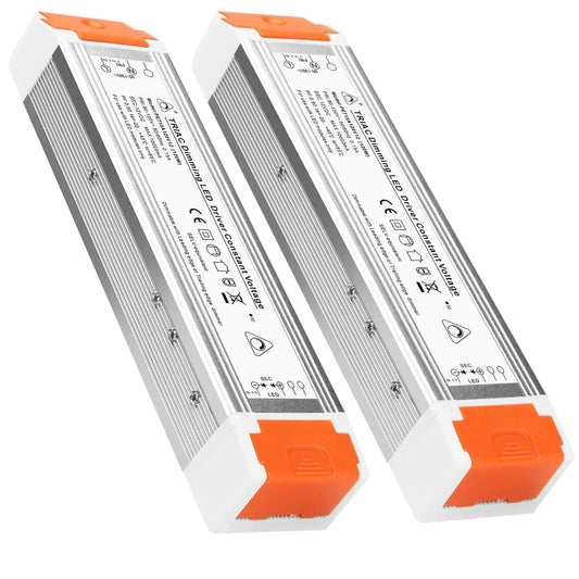 LEDMO LED Dimmable Driver 120W 12V DC Power Supply Quiet Operation 2 Pack