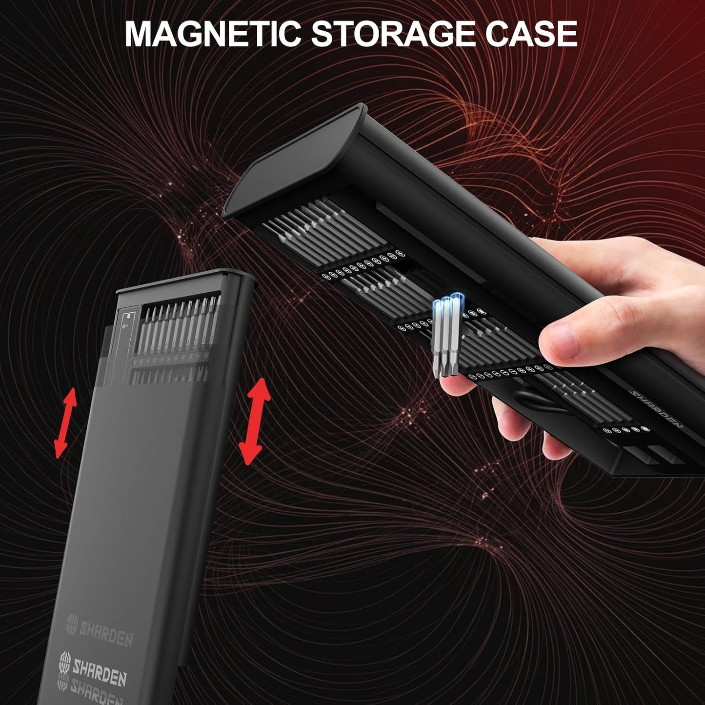 75 IN 1 Mini Electric Screwdriver Set, Power Screwdriver | 71 S2 Precision Bits, 3 LED Lights, Magnetic Storage, USB-C Charging, Cordless Screwdriver Repair Tool Kit for Electronics