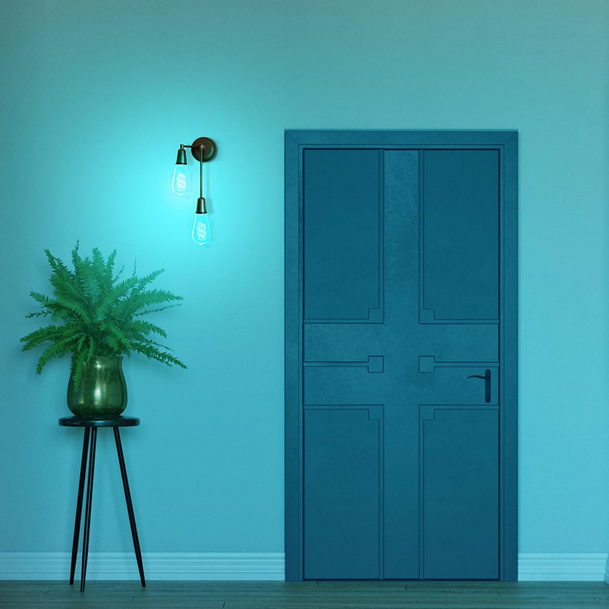 Feit Electric ST21 LED Smart LED Light Bulb, 60W Eq, RGB Color Changing