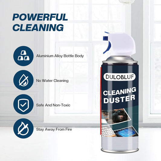 Compressed Air Duster : Air Duster for PC Cleaning - Computer Air Duster Blower for Laptop - Reusable Car Dusters Airduster