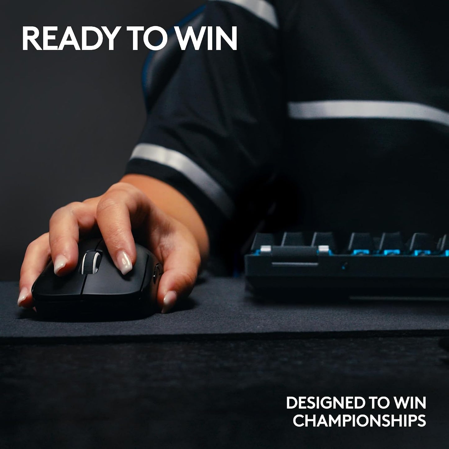 Logitech G PRO X Superlight 2 Lightspeed Wireless Gaming Mouse, 8K Polling, Lightweight, LIGHTFORCE Hybrid Switches, Hero 2 Sensor, 888 IPS, 44,000 DPI,USB-C Charging, PC & Mac (Renewed)