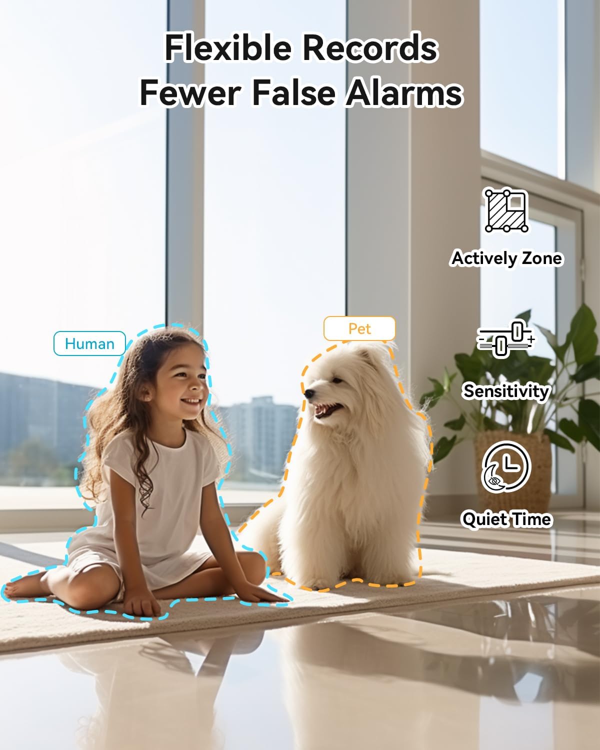 blurams 5G Indoor Camera, 2K Nanny Cam, 360° PTZ Pet Camera with Phone App, One-Touch Call, Color/IR Night Vision, Dual-Band Wi-Fi, Motion Tracking, Compatible with Alexa(2Pack)
