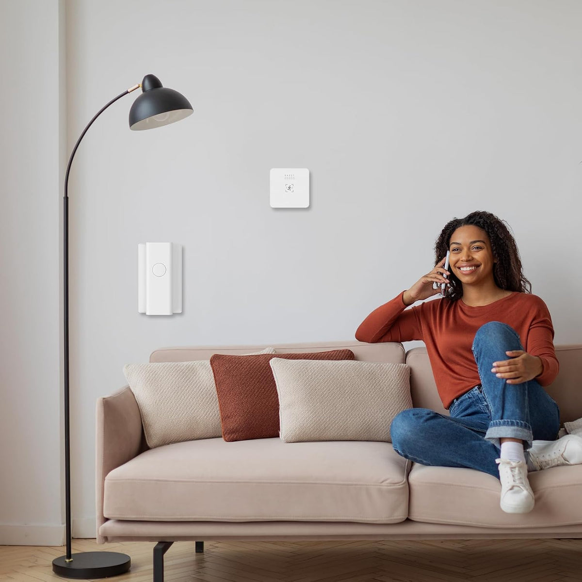 THIRDREALITY Motion Sensor R1 with Case, 5.8G Radar,Adjustable Sensitivity,Zigbee Hub Required,Support Home Assistant,SmartThings,Homey,Hubitat or Echo Devices with Built-in Zigbee hub