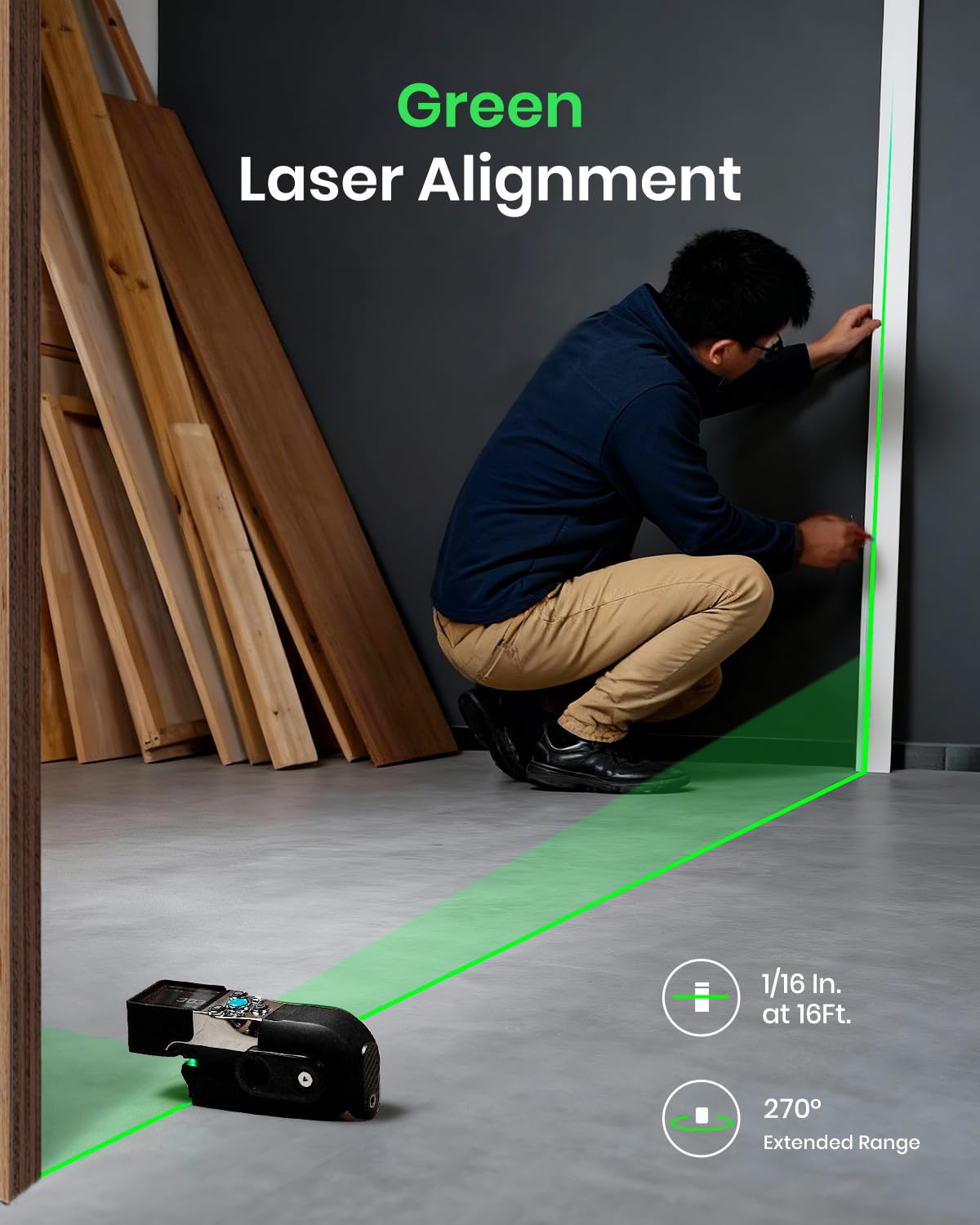 MiLESEEY XTAPE1 Digital Laser Tape Measure for Pro & DIY Use | ±1mm Accuracy, Auto-Lock Tape, Green Aligning Laser, Replaceable Module, P2P Measurement, Real-Time Data Sync, Gift Pick