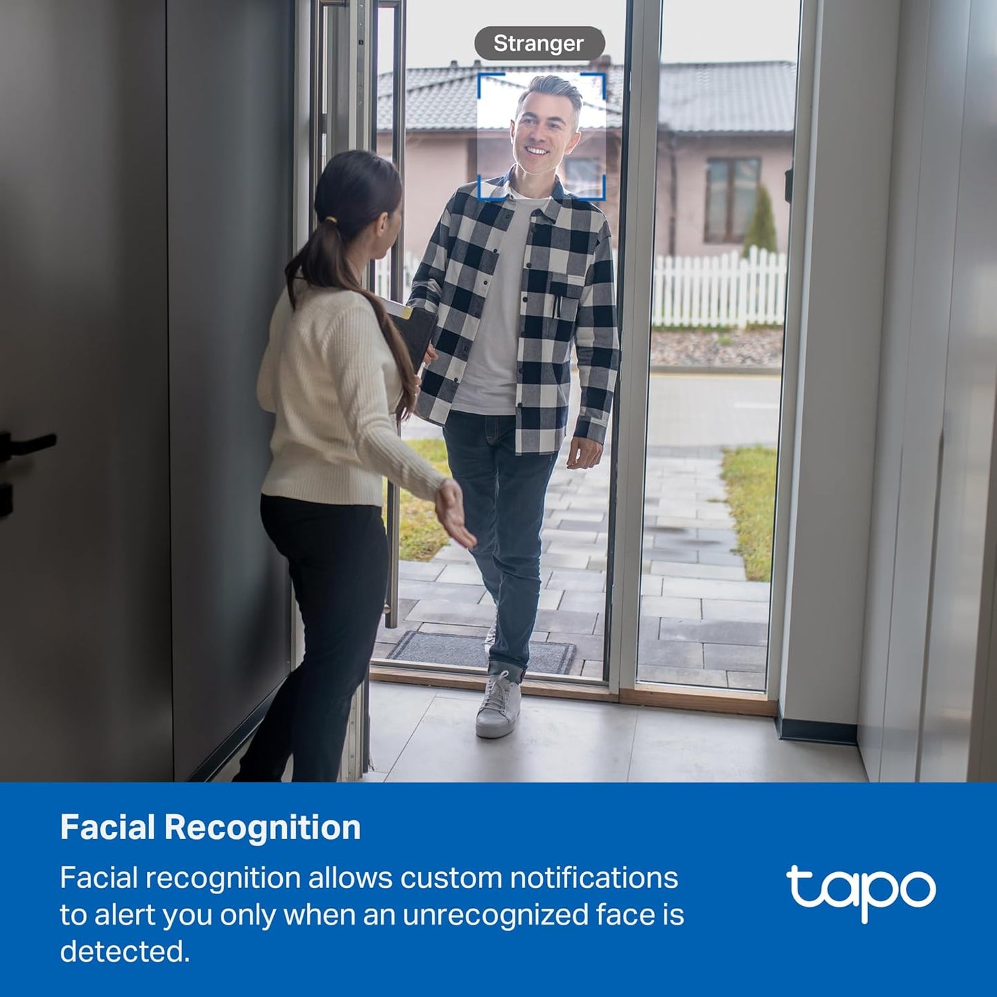 Tapo 4K Indoor Pan/Tilt Wired Security Camera - Works as a Baby Monitor, Person/Pet Detection, Facial Recognition, 360° AI Motion Tracking, Subscription-Free Local Storage or Optional Cloud, C260